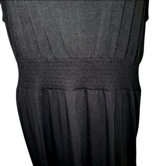 MIDNITE BLACK ☆ TIERED MAXI DRESS ☆ 6x ☆ NWT - Picture 3 of 9